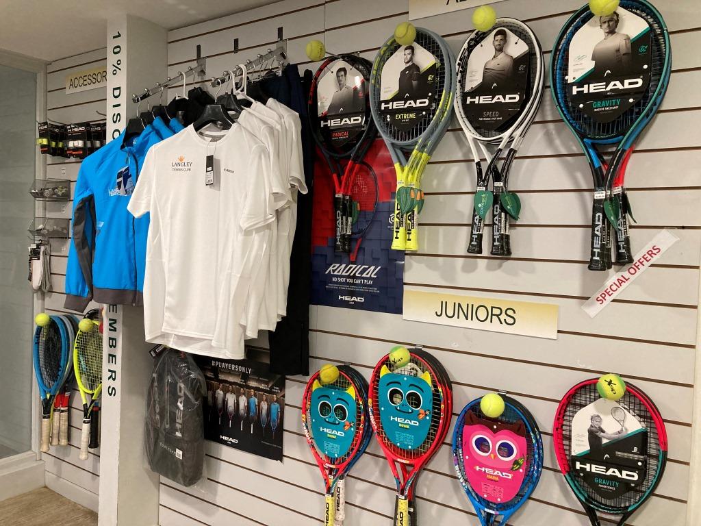 Pro Shop & Stringing | Langley Tennis